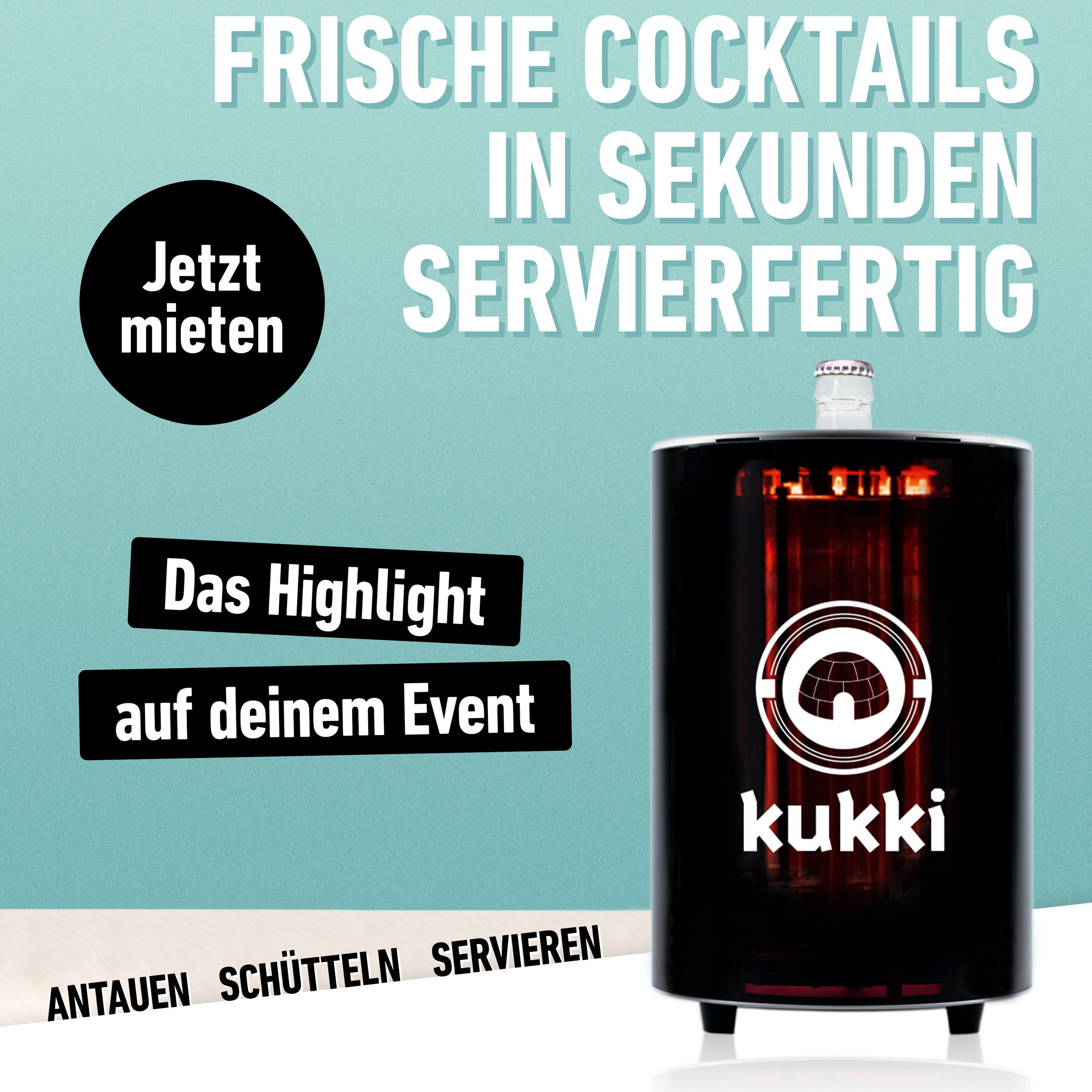 <b><font color=red>NEU:</font></b> KUKKI Cocktail Toaster