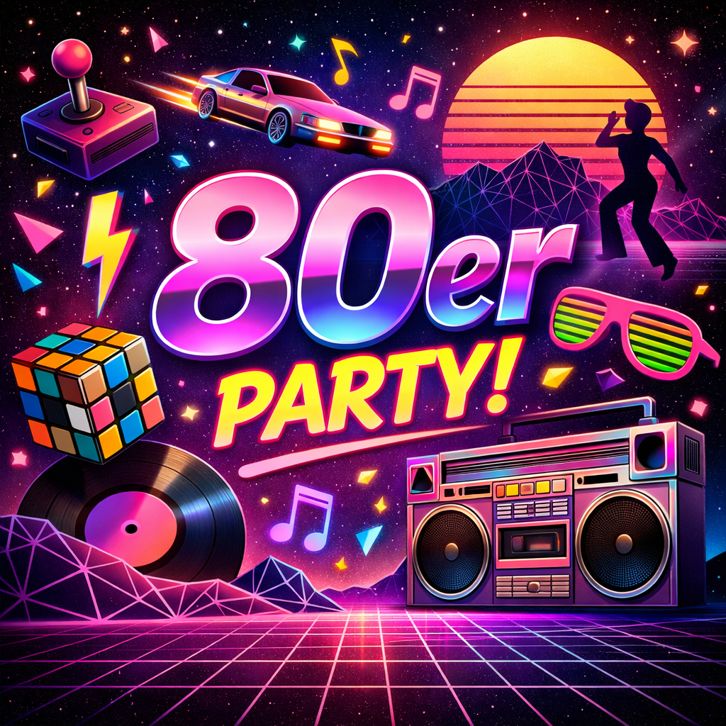 80er Jahre Flatrate Disco