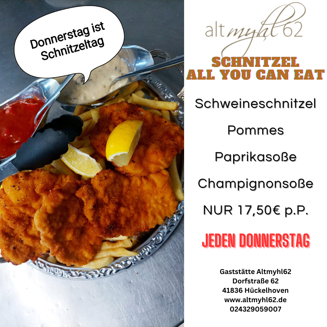 Schnitzel All you can eat